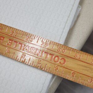 4 Yards of Vintage White Double Knit Fabric - 60" Wide